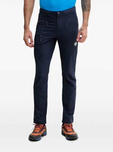 Mammut Aenergy Light logo-print panelled trousers Blue 102201770
