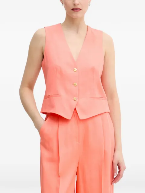 Lola Casademunt V-neck button-up waistcoat Orange LS2602040