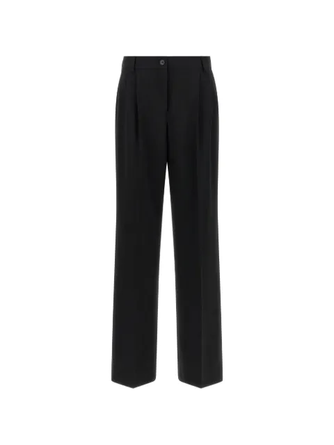 Dolce & Gabbana double-pleat flared trousers Black FTC17TFUBG3