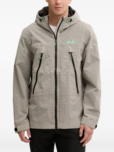 JACK WOLFSKIN Find The Wild performance rain jacket Grey A65896