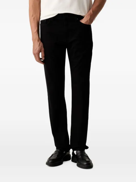 Joop! Mitch logo-patch straight-leg jeans Black 30037410