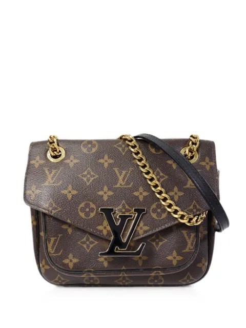 Louis Vuitton Pre-Owned Passy Monogram-pattern shoulder bag Brown M45592