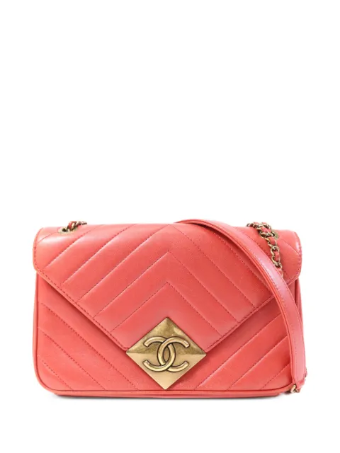 CHANEL Pre-Owned Pyramid CC shoulder bag Orange PYRAMIDCCCAMERABAG
