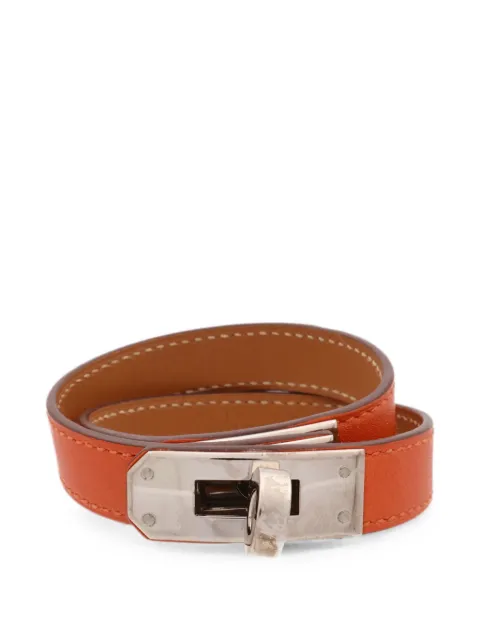 Hermès Pre-Owned 2010 Kelly Double Tour bracelet Silver NORANGE