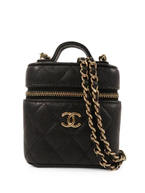 CHANEL Pre-Owned small CC Vanity shoulder bag Black AP2503