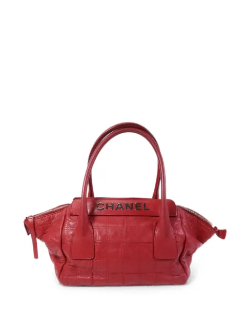 CHANEL Pre-Owned Chocolate-Bar tote bag Red HANDBAG