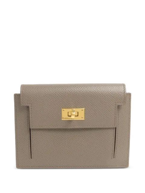 Hermès Pre-Owned 2019 Kelly Pocket wallet Grey D18GHW