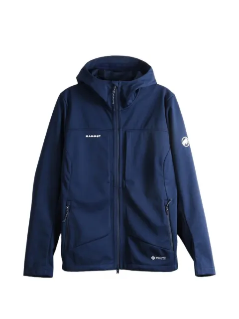 Mammut Ultimate VIII SO logo-print hooded jacket Blue 101102690