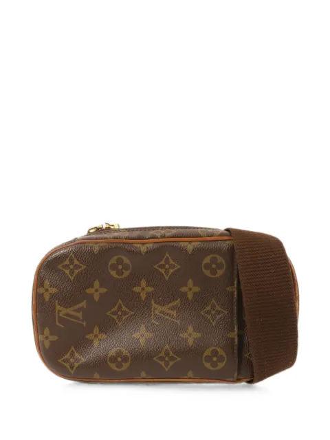 Louis Vuitton Pre-Owned Monogram Pochette Gange belt bag Brown M51870