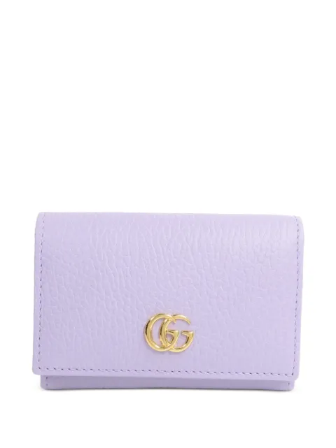 Gucci Pre-Owned logo-plaque card case Purple 739525