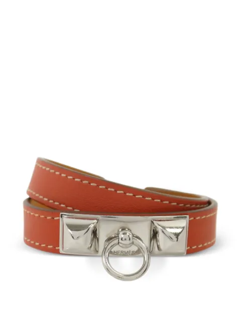 Hermès Pre-Owned 2014 Rivale Double Tour bracelet Silver R