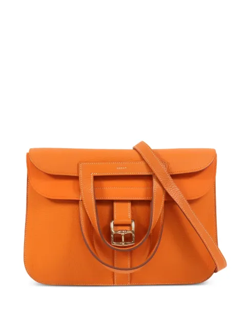 Hermès Pre-Owned 31 Halzan tote bag Orange X93