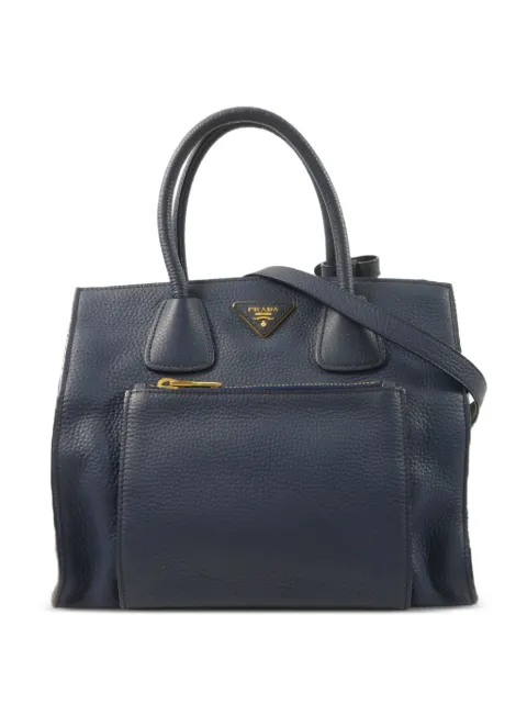 Prada Pre-Owned Vitello Daino tote bag Blue BN2626