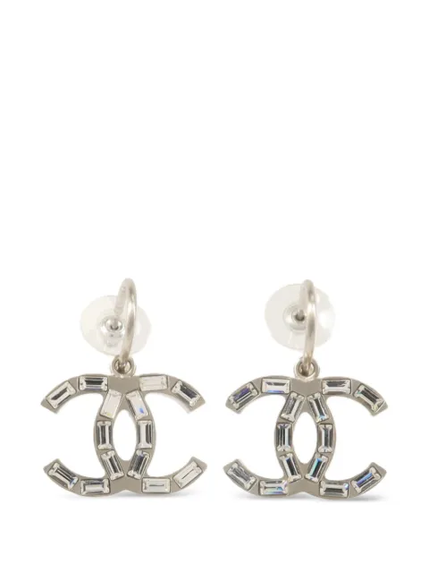 CHANEL Pre-Owned Boucles D'oreilles earrings Silver A42259