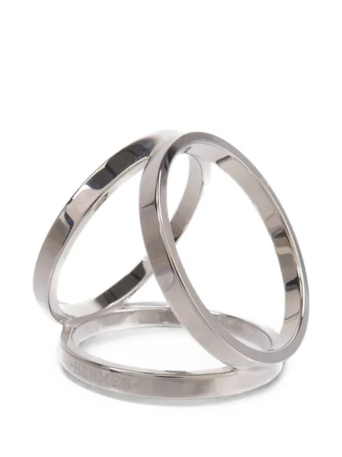 Hermès Pre-Owned interlocking-rings scarf ring Silver SCARFRING