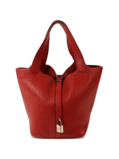 Hermès Pre-Owned 2014 MM Picotin tote bag Red RROUGEGARANCE