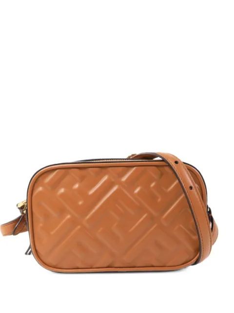 Fendi Pre-Owned FF logo crossbody bag Brown 8BS077