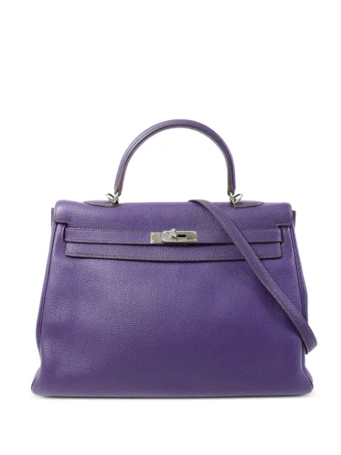 Hermès Pre-Owned 2010 35 Kelly tote bag Purple NIRISPHW