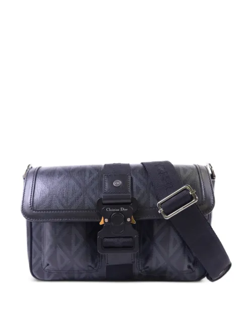Christian Dior Pre-Owned Hit The Road CD Diamond shoulder bag Black HITTHEROAD