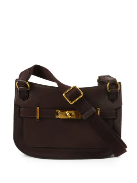 Hermès Pre-Owned mini Jypsiere Evercolor shoulder bag Brown B47GHW