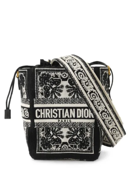 Christian Dior Pre-Owned D-Bubble bucket bag Black SMALLDBUBBLEBUCKETBAG