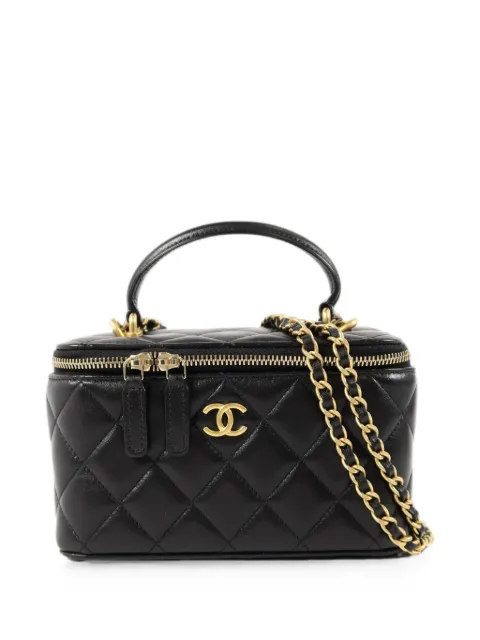 CHANEL Pre-Owned CC Vanity Case tote bag Black AP2199