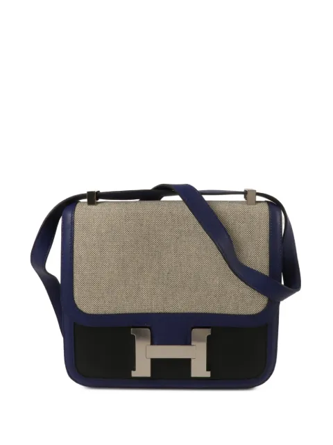 Hermès Pre-Owned 24 Constance shoulder bag Blue C7389PHW