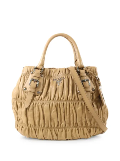 Prada Pre-Owned Nappa Gaufre tote bag Neutrals NAPPAGAUFRE
