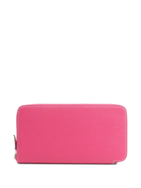 Hermès Pre-Owned Silk In Long Epsom wallet Pink PE5