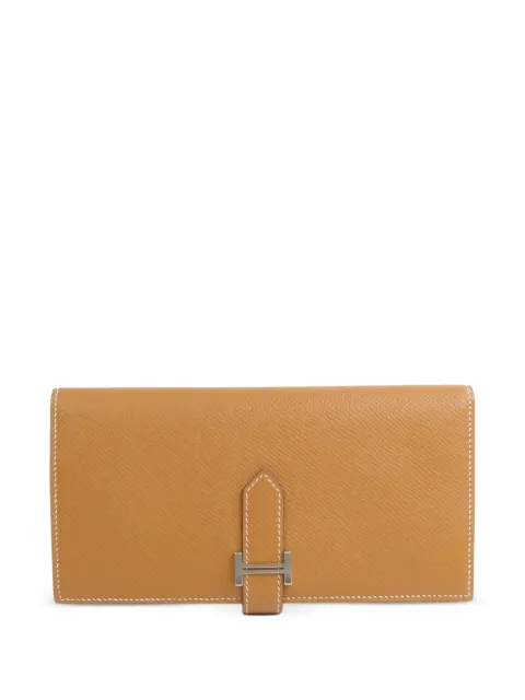 Hermès Pre-Owned Bearn leather wallet Neutrals D37PHW