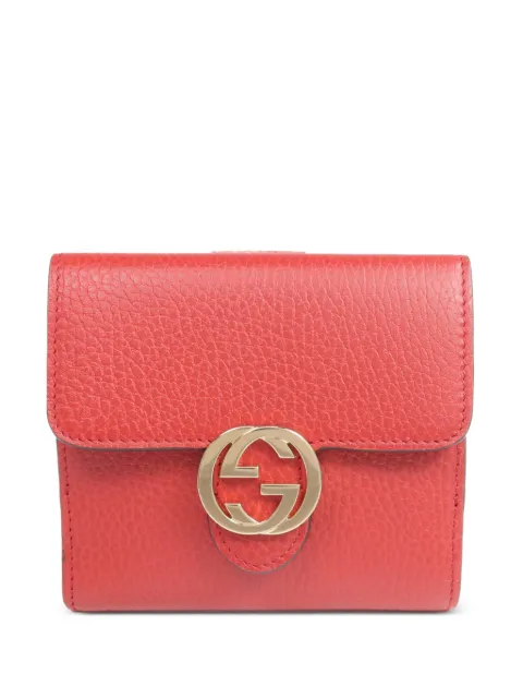 Gucci Pre-Owned Interlocking G wallet Red 598167