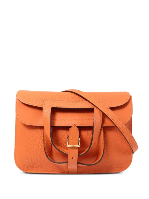 Hermès Pre-Owned Halzan 25 shoulder bag Orange Y9JFEU