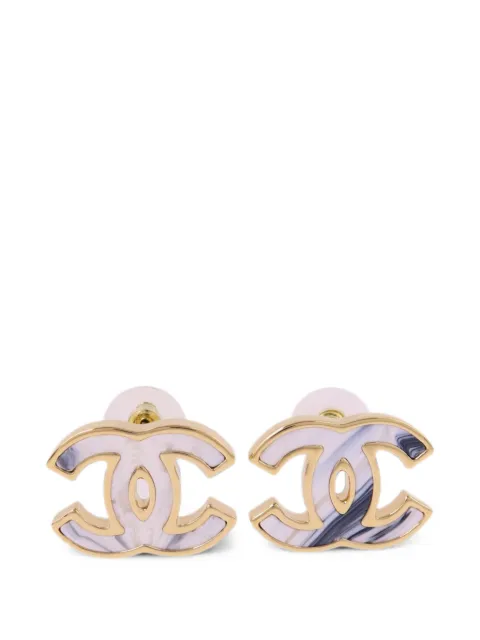 CHANEL Pre-Owned CC earrings Gold EARRING