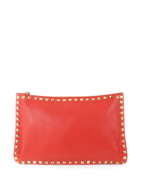 Valentino Garavani Pre-Owned Rockstud clutch bag Red XW2P0269VSH