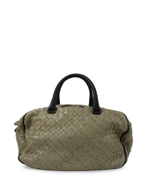 Bottega Veneta Pre-Owned Intrecciato houndstooth handbag Neutrals 222729VK9611099