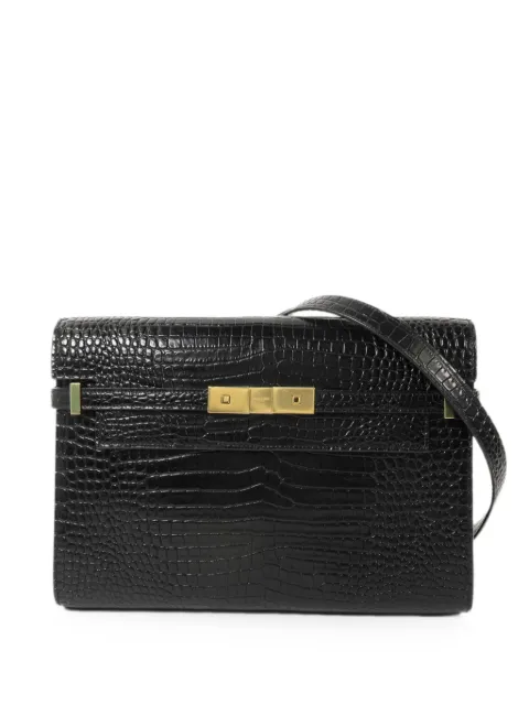 Saint Laurent Pre-Owned Manhattan shoulder bag Black 579271