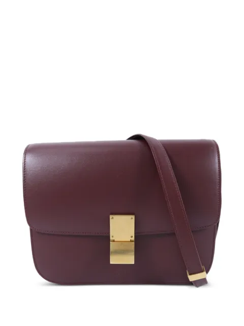 Celine Pre-Owned medium Classic Box shoulder bag Red CLASSICBOXMEDIUM