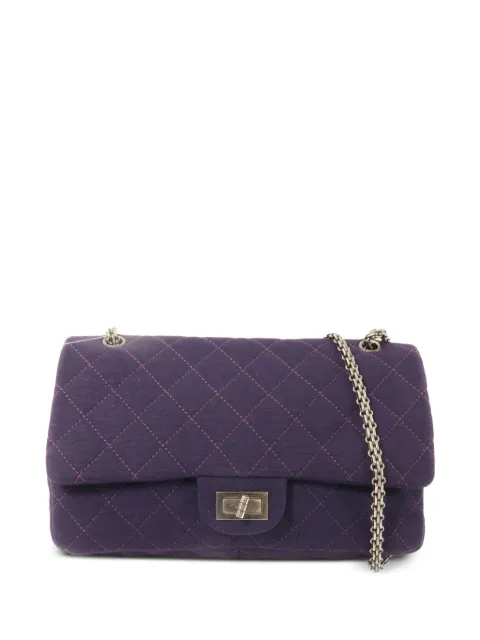 CHANEL Pre-Owned CC 2.55 Maxi shoulder bag Purple 255MAXI