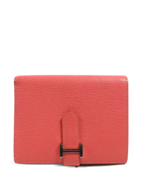 Hermès Pre-Owned Bearn compact wallet Pink A8W