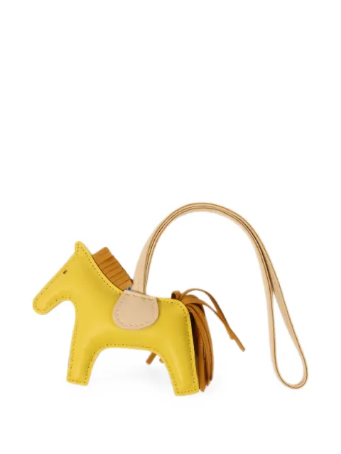 Hermès Pre-Owned Rodeo PM Milo bag charm Yellow Y9R0MI2