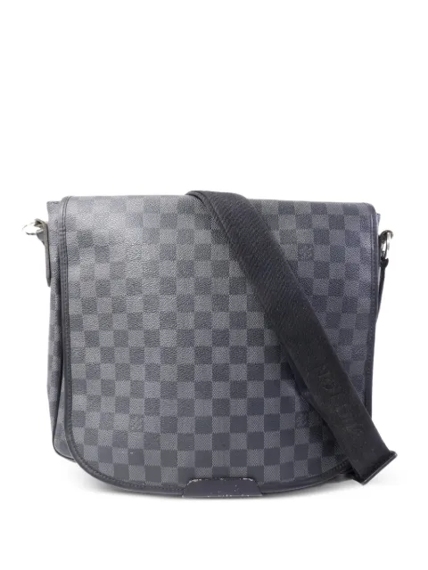 Louis Vuitton Pre-Owned MM Damier Graphite Daniel shoulder bag Black N58029