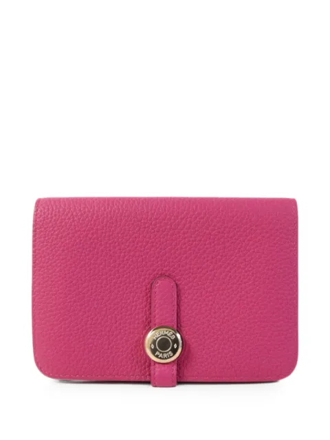 Hermès Pre-Owned 2018 Dogon wallet Pink C