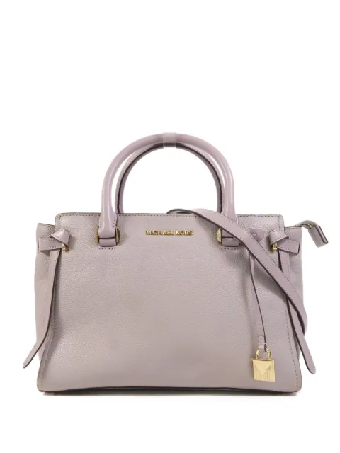Michael Kors Vintage leather tote bag Purple 2WAYSHOULDER