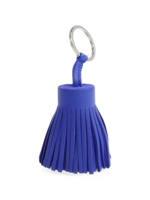 Hermès Pre-Owned Carmen Milo leather keychain Blue CARMEN