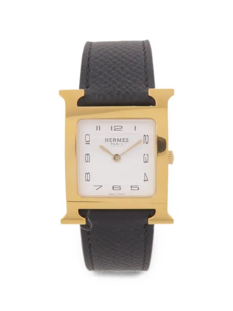 Hermès Pre-Owned Heure H 25mm watch White HH1501E2018