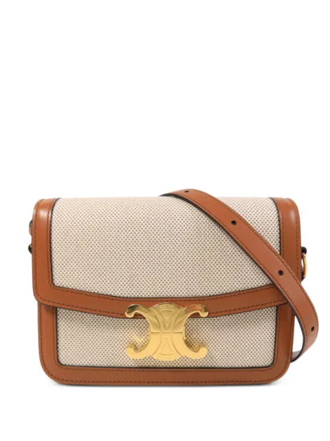 Celine Pre-Owned Teen Triomphe shoulder bag Brown TEENTRIOMPHEBAG