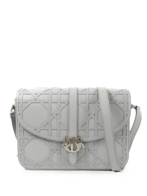 Christian Dior Pre-Owned Cannage shoulder bag Grey SHOULDERBAG