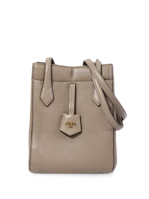 Fendi Pre-Owned mini Origami shoulder bag Grey 8BS083