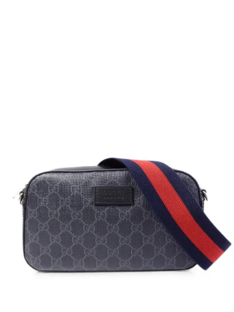 Gucci Pre-Owned GG Supreme shoulder bag Black 574886