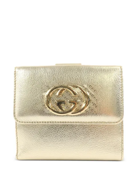 Gucci Pre-Owned interlocking-GG wallet Gold 162759